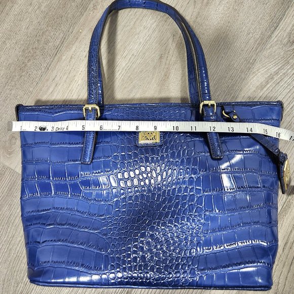 Blue Anne Klein Tote - Picture 6 of 7